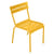 Chaise empilable Luxembourg métal jaune - Fermob