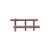 Consolle Lepid legno rosso / L 150 x H 70 cm - Kartell