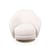 Fauteuil pivotant Bozzolo tissu blanc beige / Moyen modèle - L 75 cm / Laine bouclette - Maison Sarah Lavoine