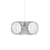 Sospensione Coil argento metallo / Ø 50 cm - Acciaio - Normann Copenhagen