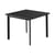 Star Square table metal black Square - 90 x 90 cm - Emu
