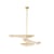 Suspension Sycamore verre rose / 3 niveaux - L 140 cm - TALA