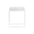 Table d'appoint Tray métal blanc / 30 x 30 x H 34 cm - Hay