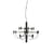 2097 Pendant metal black / 18 frosted bulbs INCLUDED - Ø 69 cm - Flos