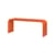Banc Nokk métal orange / L 114 cm - NOO.MA