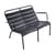 Banc avec dossier Luxembourg Duo métal gris / 2 places - L 119 cm - Fermob