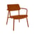 Fauteuil bas empilable Studie métal orange - Fermob