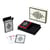 Jeu de cartes Eden bois blanc noir / 2 jeux de cartes dans coffret bois laqué - Jonathan Adler