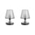 Lot de 2 lampes sans fil rechargeables Transloetje LED plastique gris / H 25 cm - Fatboy
