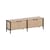 Mobile TV UNIT 1 metallo nero / H 50 x L 164 cm - 4 supporti - TIPTOE