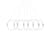 Munari 8 Pendant metal black / LED - 156 x 45 x H 42 cm / Pre-assembled version - DCW éditions