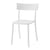 Sedia impilabile Catwalk materiale plastico bianco / Riciclato - Finitura opaca soft touch - Kartell