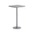 Stehtisch Week-end metall grau / 60 x 60 cm x H 105 cm - Aluminium - Petite Friture