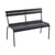 Banc avec dossier Luxembourg métal gris / 3 places - L 118 cm - Fermob
