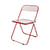 Chaise pliante Plia plastique rose / Giancarlo Piretti, 1967 - ANONIMA CASTELLI