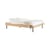 Doppelbett Streiko holz natur / Für Matratze 140 x 200 cm - inkl. Lattenrost - NOO.MA