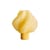 Lampe sans fil rechargeable Soft Serve jaune - CRÈME ATELIER