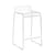 Tabouret de bar Hee métal blanc / H 65 cm - Hay