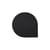 Tapis Stilla noir / 160 x 130 cm - Tufté main - AYTM