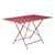 Klapptisch Bistro metall rot / 117 x 77 cm - 6 Personen - Sonnenschirmloch - Fermob