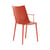 Chaise H.H.H plastique orange / Soft touch - Recyclé - Kartell