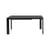 Four Extending table wood black / L 160 to 260 cm - Soft-touch laminate - Kartell