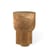 Pile End table natural wood / End table - Hand-sculpted wood - Pols Potten