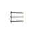 Regal Wall Shelving – ws.65.1 holz braun / B 85 x H 65 cm x Prof. 17,5 cm - MOEBE