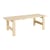 Table rectangulaire Weekday bois naturel / 230 x 83 cm - Hay