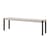 Betty TK5 Bench textile wood black / L 157 cm - Linen straps - &tradition
