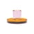 Astra Small Candle stick glass orange - HÜBSCH