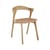 Chaise Bok Indoor bois naturel / Assise cuir - Ethnicraft