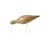 Dekoration Oiseau Shorebird L holz natur / L 22 cm x H 14 cm - Normann Copenhagen