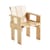 Fauteuil de repas Crate Outdoor bois naturel / Gerrit Rietveld, 1934 - Hay