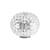 Lampe de table Planet LED plastique transparent / Ø 33 x H 28 cm - Kartell