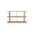 Regal Kona 2x2 holz natur / B 122.5 x H 72 cm - Ferm Living