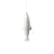 Sospensione Mykiss Fish ceramica bianco / H 57 cm - Pols Potten