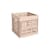 Cestino Colour Crate Cube materiale plastico rosa / 29,5 x 29,5 x H 29 cm - Riciclato - Hay