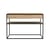 Consolle Monolit nero legno naturale / Rovere massello & metallo - L 122 cm / 2 cassetti - Ethnicraft
