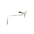 MINI Lampe de Marseille Wall light with plug metal white by Le Corbusier / L 90 cm - Reissued 1954 - Nemo