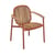 Twins Stackable dining chair wood red wood & metal - Emu