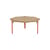 Table basse Vague by Uchronia / Ø 80 x H 43 cm - Chêne massif - TIPTOE