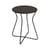 Tabouret Cocotte métal marron / Table d'appoint - H 45 cm - Fermob
