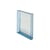 Miroir mural Only me plastique bleu / L 50 x H 70 cm - Philippe Starck, 2012 - Kartell