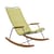 Rocking chair Click plastique jaune - Houe
