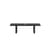 Bank Nelson Bench holz schwarz / L 122 cm - By George Nelson, 1946 - Vitra