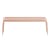 Week-End Bench metal pink / Aluminium - L 158 cm - Petite Friture