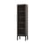 Credenza con piattaia Trace Single SC87 legno marrone / L 50 x H 192 cm - &tradition