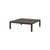 Table basse Maximo marron / 80 x 80 x H 25,5 cm - NARDI