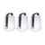 Balad Wireless rechargeable outdoor lamp metal black / Set of 3 Wireless rechargeable outdoor lamps - Fermob